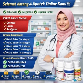 Obat Aborsi Cytotec 400 mg dan Obat Penggugur Kandungan - Cara Menggugurkan Kandungan usia Kehamilan 1-5 Bulan secara Alami dan Cepat selesai dalam 1 Hari
