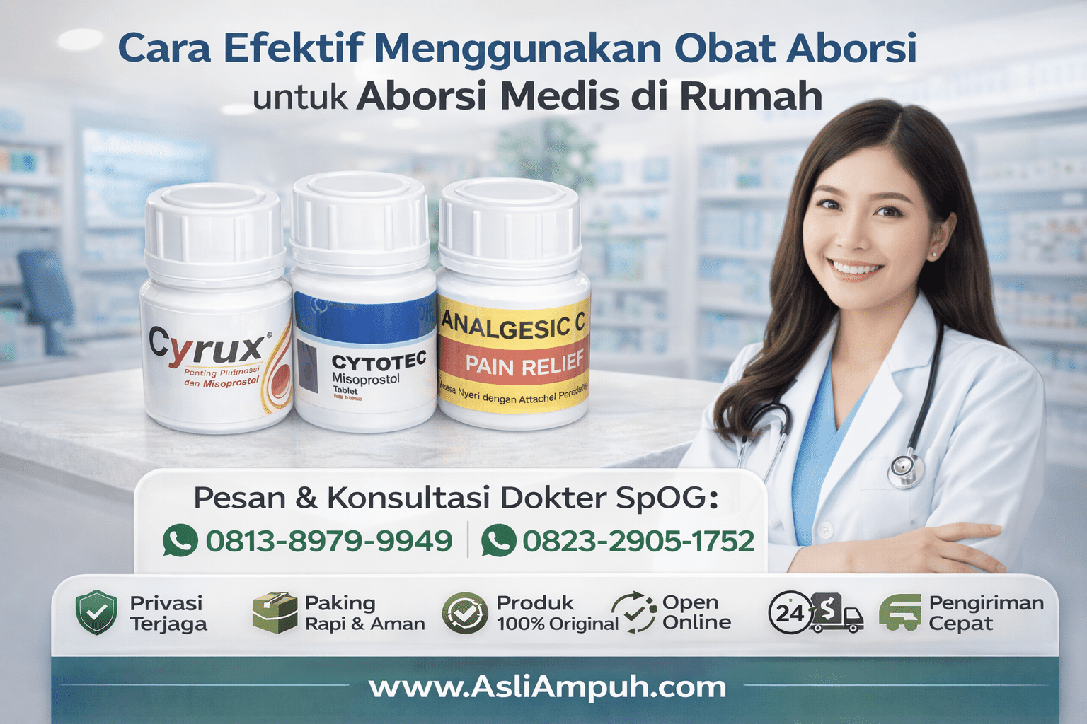 Cara Efektif Menggunakan Obat Aborsi untuk Aborsi Medis di Rumah