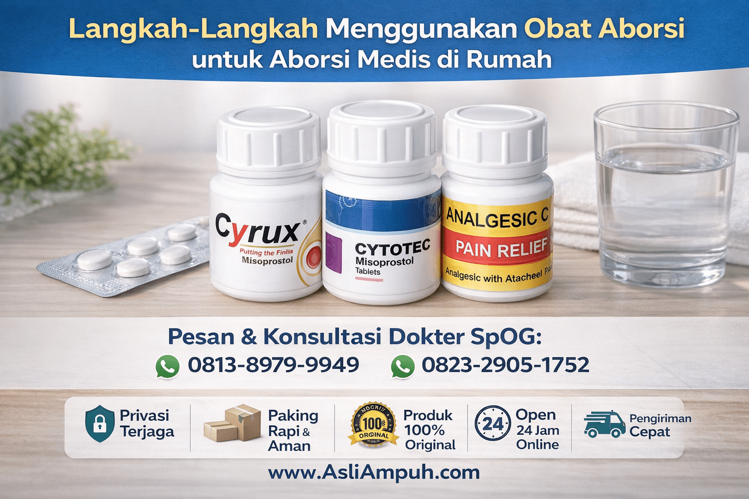 Langkah-Langkah Menggunakan Obat Aborsi untuk Aborsi Medis di Rumah